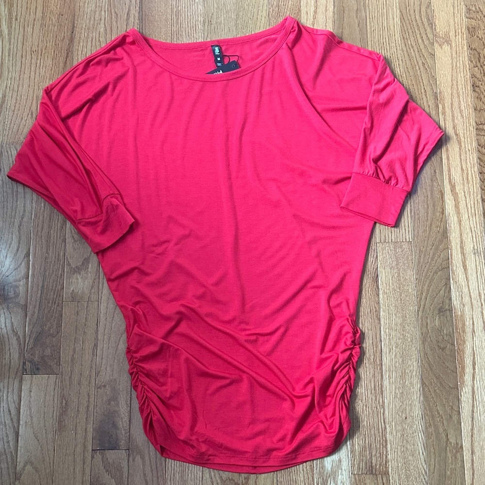 Women's MBJ Fashion Red Top Size Medium